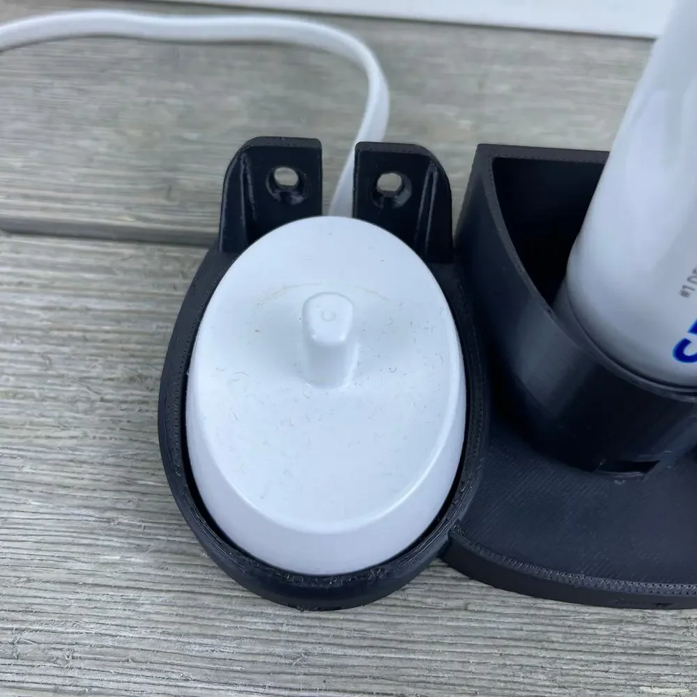 Dual Electric Oral B Toothbrush Toothpaste Holder